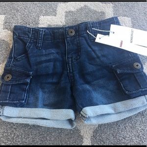 NWT Hudson kids baby girl shorts size 6M